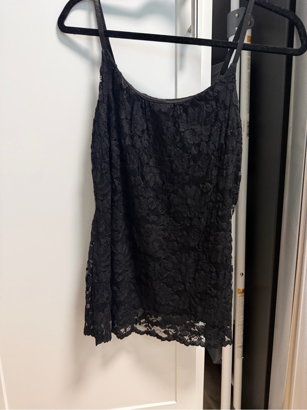 Women's Black Lace Cami Tank Top